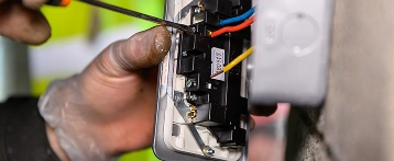 Electrician completing small jobs and odd tasks